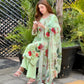 Eshal Printed with Handwork 3pc Light Green