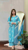Horiya SkyBlue Emb 3pc