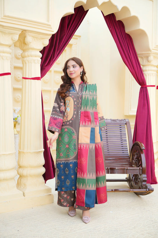 Erum Digital Print 3pc