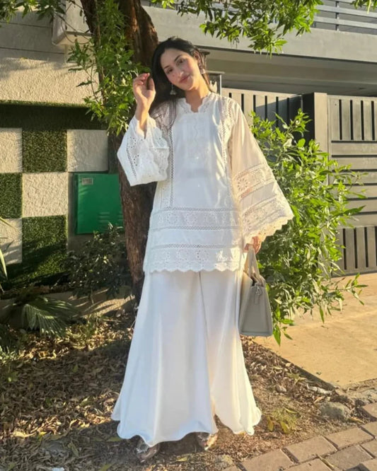 Parsa Emb White 3pc