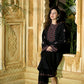 Black Luxe Emb 2pc - Jugnoo Bazaar
