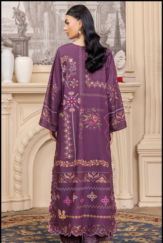 Nusrat Printed 2pc Poly Lawn