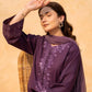 Purple Luxe Emb 3pc - Jugnoo Bazaar